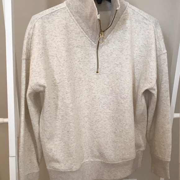 Athleta pullover oatmeal NEW XS - Picture 1 of 3